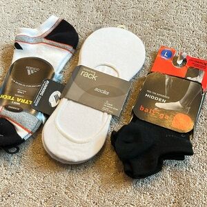 Sock Bundle Brand New with tags Mens size large Balega, Adidas, and Nordstrom